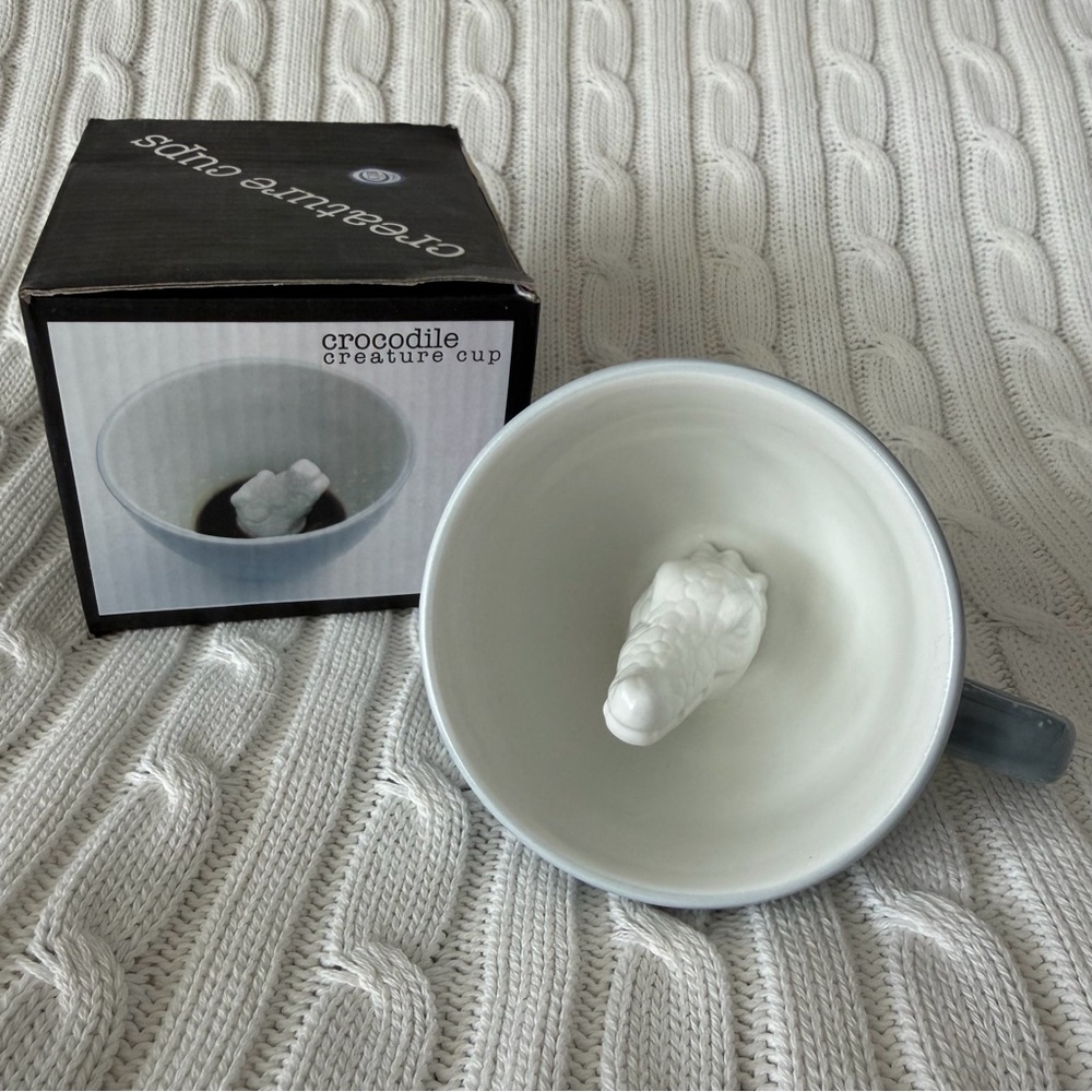 Creature Cups Crocodile 3D Mug Coffee Cup NEW Hidden Surprise Mugs Gift Gifts
